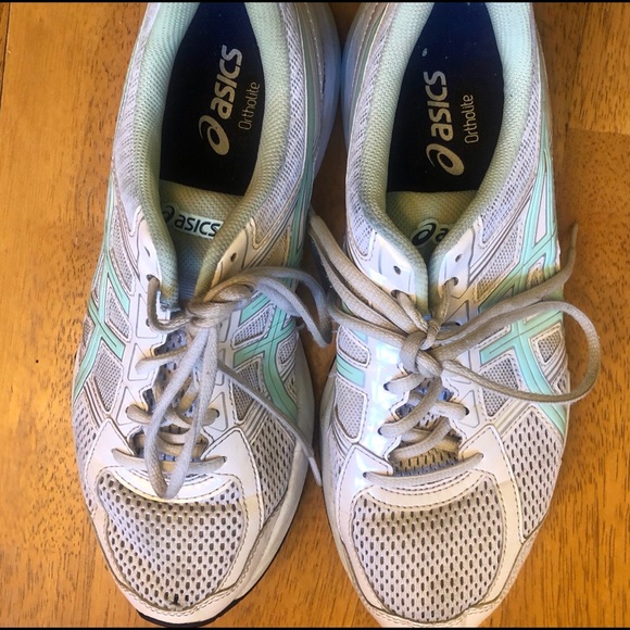 ASICS gel sole running shoes good cond Size 9 cute - Picture 2 of 12